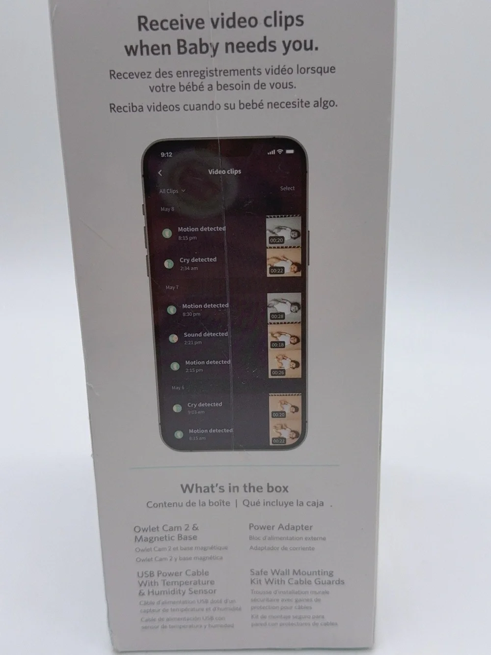Owlet Cam 2 (Gen 2) Smart Baby Monitor: HD Video Camera with Night Vision new